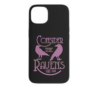 Goth Scripture Art Luke 12:24 Consider the Ravens Case for iPhone 13
