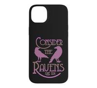 Goth Scripture Art Luke 12:24 Consider the Ravens Case for iPhone 14 Plus