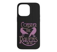 Goth Scripture Art Luke 12:24 Consider the Ravens Case for iPhone 14 Pro Max