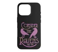 Goth Scripture Art Luke 12:24 Consider the Ravens Case for iPhone 16 Pro