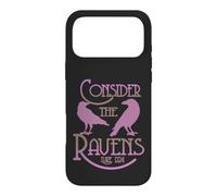 Goth Scripture Art Luke 12:24 Consider the Ravens Case for iPhone 17 Pro Max