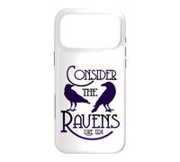 Goth Scripture Art Luke 12:24 Consider the Ravens Case for iPhone 17 Pro Max