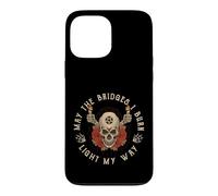 Goth Skull Gothic Quote May The Bridges I Burn Light My Way Case for iPhone 13 Pro Max