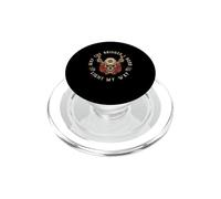 Goth Skull Gothic Quote May The Bridges I Burn Light My Way PopSockets PopGrip for MagSafe
