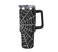 Goth Spider Web Travel Mug 40oz Tumbler Water Bottle Coffee Mug Tea Cup Car Cup for Women Men Black-style