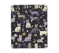 Goth Spooky Print Vertical Desk Pad, Thick Rubber Base, Washable for Office, Gaming and Home