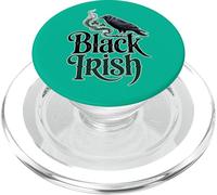 Goth St Patrick's Black Irish with Raven PopSockets PopGrip for MagSafe