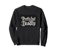 Goth Style Costume for Pretty but Deadly Lovers Sweatshirt
