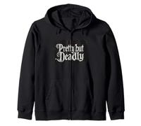 Goth Style Costume for Pretty but Deadly Lovers Zip Hoodie