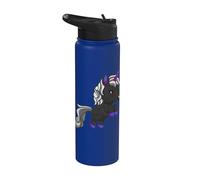 Goth Unicorn Zombie Gothic Occult Occultism Halloween Stainless Steel Insulated Water Bottle