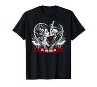 Goth Valentines Day Gothic Skeleton Couple Dark Romance T-Shirt