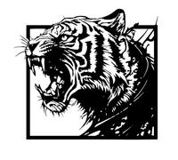 Goth Wall Art - Gothic Silhouette Metal Decoration, Black Iron Ornament | phoenixs Angel Skeleton Lion Wall Sculpture, Versatile Purposes Decorative Hanging Artwork for Halloween Home Decor