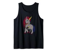 Goth Zombie Unicorn Gothic Occult Occultism Halloween Tank Top