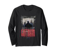 Gotham City Batman Graphic Art Long Sleeve T-Shirt