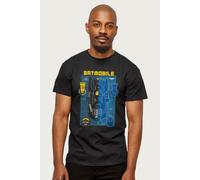 Gotham City Gear Batmobile Blueprint T-Shirt Batman Black M