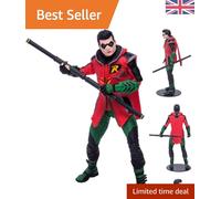 Gotham Knights 7-Inch Robin Action Figure with Stand & Unique Character Card