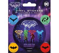 Gotham Knights Vinyl Emblem Stickers (Pack of 5) (One Size) (Multicoloured)