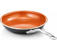 Gotham Steel Frying Pan Nonstick, 9.5” Non Stick Frying Pan, Ceramic Pan, Nonstick Pan for Cooking, Long Lasting Nonstick, Ultra Durable, Stay Cool Handle