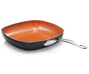 GOTHAM STEEL Tri-Ceramal 10.25" Square Shallow Pan