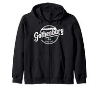 Gothenburg Sweden City Travel Urban Explorer Zip Hoodie