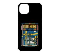 Gothenburg Sweden Flag Vintage Travel Graphic Case for iPhone 14 Plus
