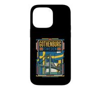 Gothenburg Sweden Flag Vintage Travel Graphic Case for iPhone 14 Pro Max