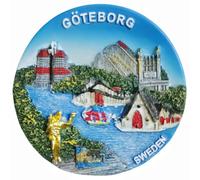 Gothenburg Sweden Travel Souvenir 3D Refrigerator Magnet Fridge Decoration Magnet