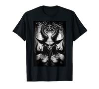 Gothic 666 Satan Occult creepy manga style devil satanic T-Shirt