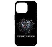 Gothic Alt Bound By Darkness Heart Thorn Romantic Goth Case for iPhone 16 Pro