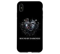 Gothic Alt Bound By Darkness Heart Thorn Romantic Goth Case for iPhone XS Max