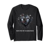 Gothic Alt Bound by Darkness Heart Thorn Romantic Goth Long Sleeve T-Shirt