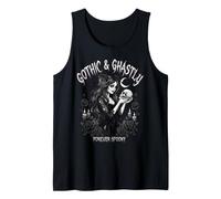 Gothic and Ghastly Forever Spooky Vampire Girl Tank Top