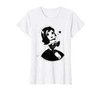 Gothic Angel Alice Sent from Above Vintage Cartoon Value Graphic T-Shirt, Women, White, M