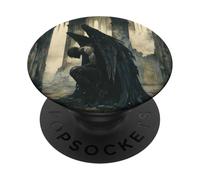 Gothic Angel Vintage Dark Goth Fallen Occult PopSockets Adhesive PopGrip