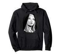 Gothic Anime Nun Dark Demon Occult Horror Pullover Hoodie