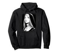 Gothic Anime Nun Dark Demon Occult Horror Pullover Hoodie