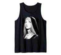 Gothic Anime Nun Dark Demon Occult Horror Tank Top