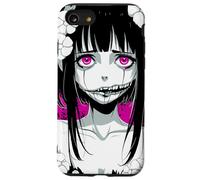 Gothic Anime Portrait With Magenta Eyes Alternative Fashion Case for iPhone SE (2020) / 7 / 8