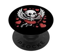 Gothic Anime Skeleton Cupid Valentines Kawaii PopSockets Adhesive PopGrip