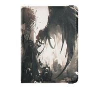 Gothic Anime Skulls Girl Leather Passport Holders for travel Travel Documents Organizer Protector Card Holder Passport Case for men Ultra Slim