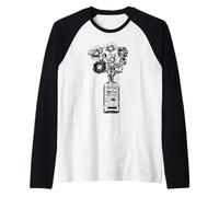 Gothic Animus Apothecary Poppies Teen Dark Academia Raglan Baseball Tee