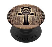 Gothic Ankh Lotus Flower Egyptian Mythology Symbolism PopSockets Adhesive PopGrip