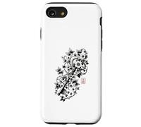 Gothic Antique Key Dark Academia Stippling Art Ivy & Floral Case for iPhone SE (2020) / 7/8