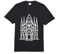 Gothic Arch Line Art Architect Comfort Colors Adult Heavyweight T-Shirt
