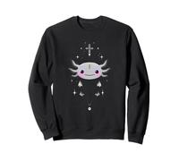 Gothic Axolotl Creepy Cute Occult Dark Art Sweatshirt