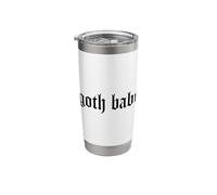 Gothic Babe Creepy Old Style Blackletter Emo Goth Girls Stainless Steel Insulated Tumbler
