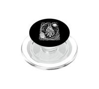 Gothic Bat Hanging Graveyard Moon Drink Halloween PopSockets PopGrip for MagSafe