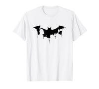 Gothic Bat Inkblot Abstract Dark Art Goth Rorschach Style T-Shirt