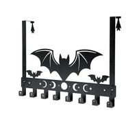 Gothic Bat Over The Door Hooks Goth Bathroom Decor Organizer Halloween