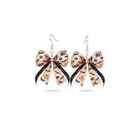 Gothic Bat Pumpkin Ghost Pattern Dangle Drop Earrings for Women, M, Acrylic, No Gemstone